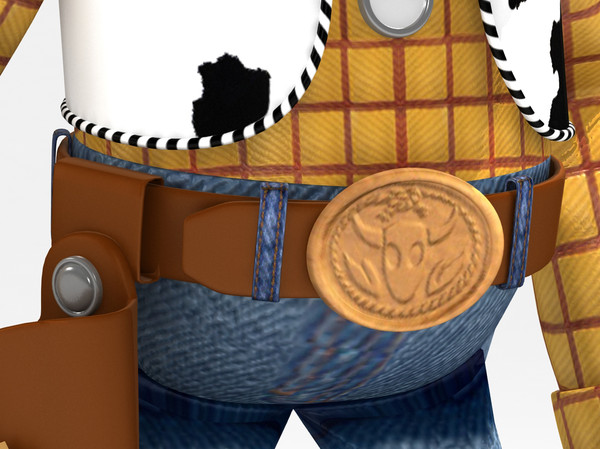 buzz lightyear woody rigged characters 3d model - Buzz & Woody rigged by fabelar